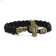 Pulsera Viking Cuerda tejida acero inoxidable